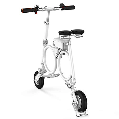 Electric Bike : Electric Scooter, Intelligent EBS Brake System APP Real-Time Query USB Rechargeable, Compact Folding E-Bike with Carrying Bag