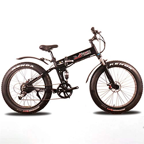Electric Bike : Extrbici Mountain Bike, 350W 36V 21 Speed Spoke Wheel Foldable Aluminum Alloy Frame Dual Hydraulic Disc Brake Electric Bicycle