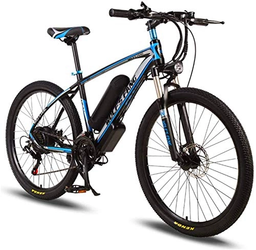 Electric Bike : Fangfang Electric Bikes, Electric bike, 26 inch 36V 350W 10.4AH 21 speed Aluminum alloy electric bicycle mountain bike Ebike Brushless motor lithium batte, Road Bicycle, E-Bike (Color : Blue)