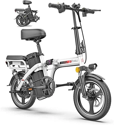 Electric Bike : Fangfang Electric Bikes, Electric Folding Bikes for Adults Foldable Bicycle Adjustable Height Portable E-Bike Three Riding Sport Modes City E-Bike Lightweight Bicycle for Teens Men Women, E-Bike