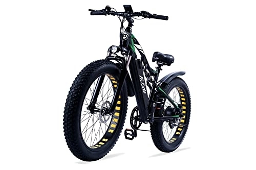 Electric Bike : Ficyacto 26" Electric Bike for Adults, 26 * 4.0 Inch Electric Mountain Bike, 48V17AH Removable Battery, Shimano 7 Speed Ebike
