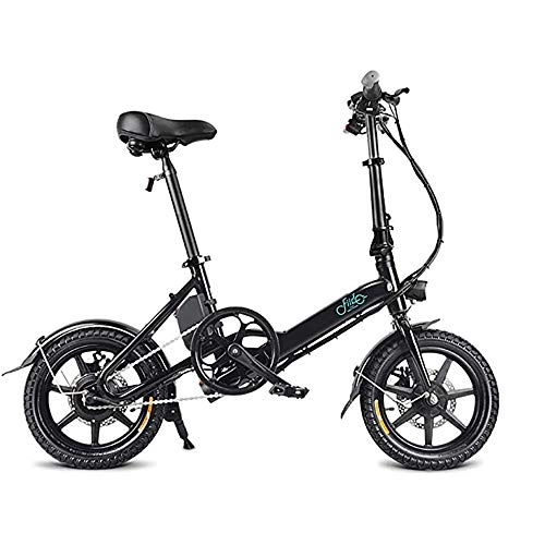 Electric Bike : Folding electric bicycle Electric Mountain Bike, Folding Bicycle Electric Bike for Adults Women, 250W Electric Bicycle 14" with 36V / 12.5AH Electric Bicycle for Adults City Commuting Outdoor Cycling