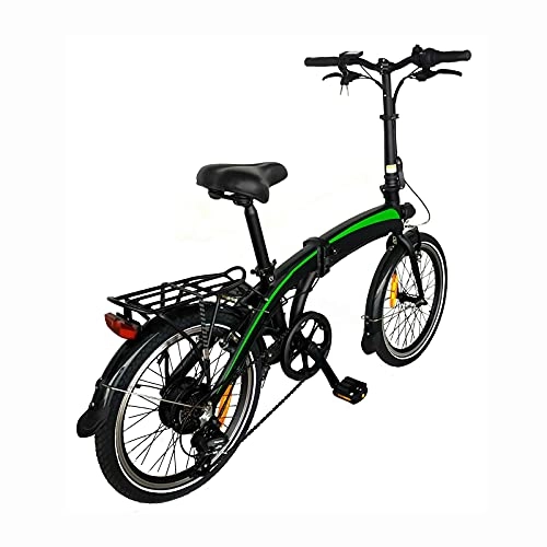 Electric Bike : Folding Electric Bike Ebike, 20'' Electric Bicycle with 7.5AH Removable Lithium-Ion Battery, 36V 250W Motor and Smart Adjustable Speed, for Adults