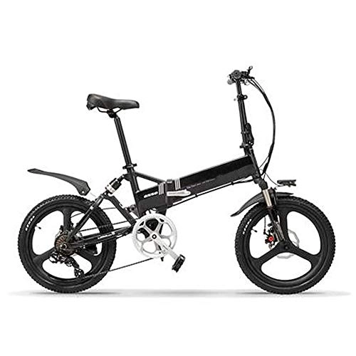 Electric Bike : Folding Electric Bike, Lightweight And Aluminum Folding Bike with Pedals Non-Slip Explosion Proof Lithium Battery Bike Outdoors Adventure, A