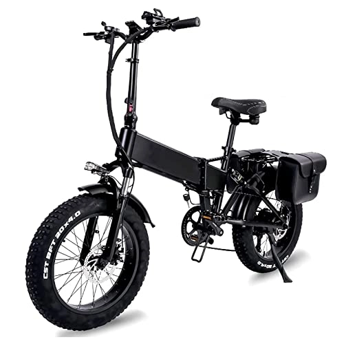 Electric Bike : Folding Electric Bike with 750W Motor 48V 15Ah Lithium Battery Full Suspension Electric Bicycle for Adult 20" Fat Tire Mountain Electric Bicycles Up to 28MPH