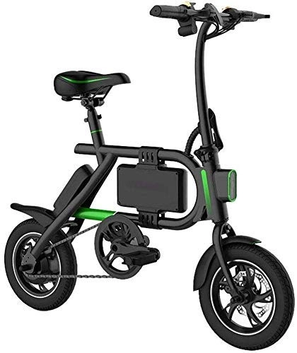 Electric Bike : GJJSZ Electric Bike, Adult Mini Folding Electric Car Bike Convenient And Fast Commuting Lithium Battery Bike Outdoors Adventure Folding Bike