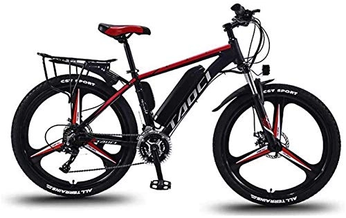 Electric Bike : GMZTT Unisex Bicycle Adult 26 Inch Electric Mountain Bikes, 36V Lithium Battery Aluminum Alloy Frame, Multi-Function LCD Display Electric Bicycle, 27 Speed (Color : D, Size : 8AH)