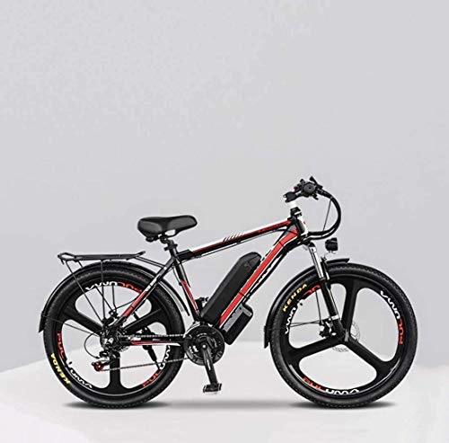 Electric Bike : GMZTT Unisex Bicycle Adult Electric Mountain Bicycle, 48V Lithium Battery Aluminum Alloy Electric Bicycle, LCD Display 26 Inch Magnesium Alloy Wheels (Size : 17AH)