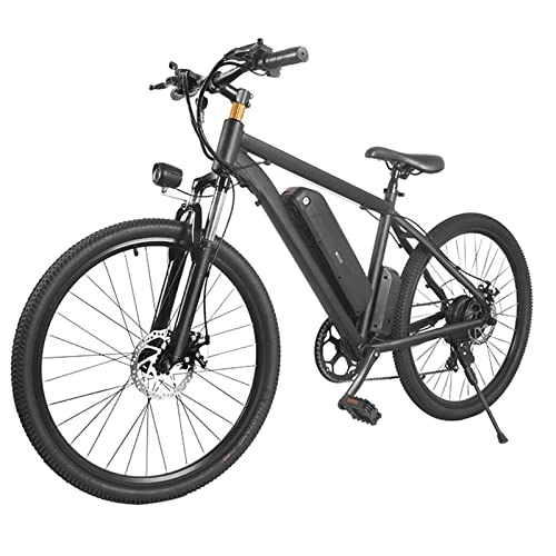 Electric Bike : Goo Electric Bicycle 26“ Anti-skid Tire Bike 500W 36V / 10.4AH Battery 7 Speed Shifter EBike Moped Mountain Ebike Throttle & Pedal Assist