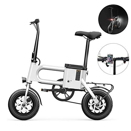 Electric Bike : Gpzj Collapsible E-Bike 350W Electric Bike, 60 / 70 KM Range Scooter with Dual Disc Brake Remote Start Three Modes Lightweight E-Bike