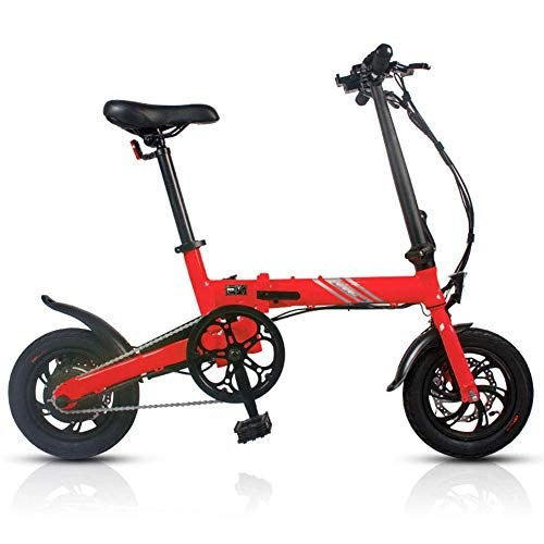 Electric Bike : Gpzj Electric Bicycle Mini Folding Electric Bicycle 12" 36V 5.2AH Three Working Modes