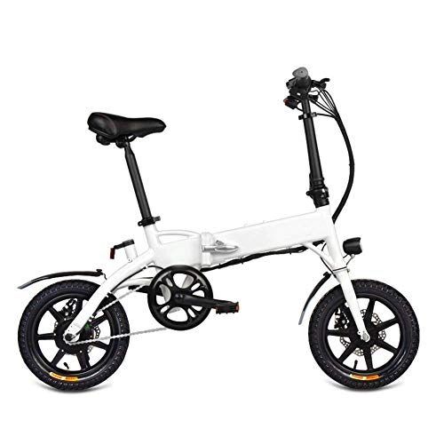 Electric Bike : Gpzj Electric Folding Bike Foldable Bicycle Safe Adjustable Portable for Cycling for Cycling City Mountain