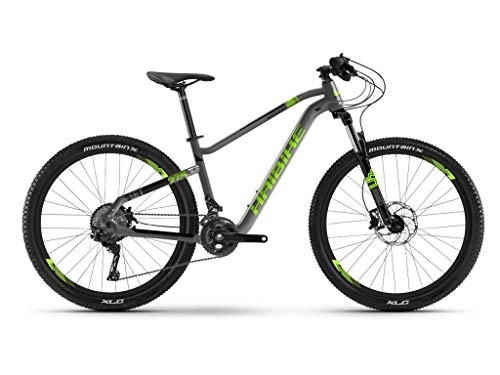 Electric Bike : HAIBIKE HardNine 4.0 2019 Mountain Bike Set, Grey / Green / Black, L