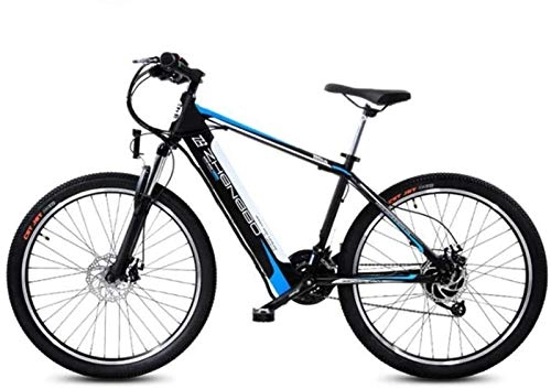 Electric Bike : HCMNME durable bicycle Adult Electric Mountain Bike, 48V 10AH Lithium Battery, 400W Teenage Student Electric Bikes, 27 speed Off-Road Electric Bicycle, 26 Inch Wheels Alloy frame with Disc Brake