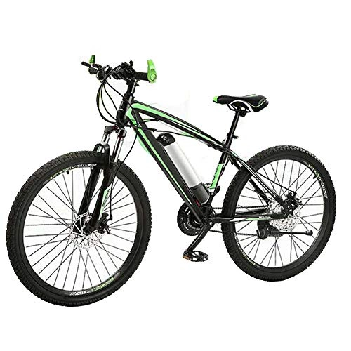 Electric Bike : Heatile Electric Bicycle Aluminum alloy frame Power cycling 60KM 36V 10AH lithium battery Removable battery Smart Meter Suitable for work fitness cycling outing
