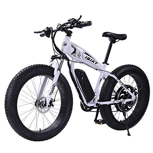 Electric Bike : Hengyuanyi Electric Mountain Bike 26 Inch Tire Snow Bike Electric Bicycle 21-speed Mountain Bike 1000w-48v-17ah Li-battery Disc Brakes Smart Electric Bike