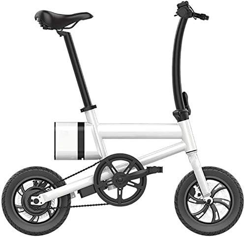 Electric Bike : High-speed 12" Foldaway, 36V / 6AH City Electric Bike, 250W Assisted Electric Bicycle Sport Mountain Bicycle with Removable Lithium Battery Three Working Modes Electric Bicycle for Adults