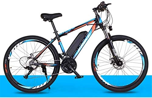 Electric Bike : High-speed Electric Mountain Bike 26-Inch with Removable 36V 8Ah Lithium-Ion Battery Three Working Modes Load Capacity 200 Kg (Color : Black Red)