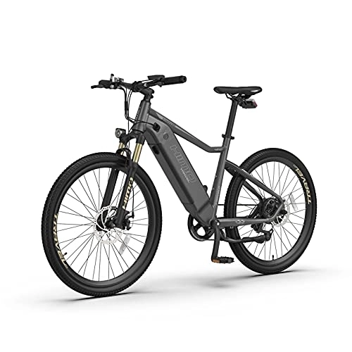 Electric Bike : HIMO C26 Electric Bicycle, 48V / 10Ah Removable Lithium-Ion Batteries, 26" Electric Bikes with 250W Motor, Dual Disc Brakes, Professional Shimano 7 Speed Gears, CE Certified (Gray)