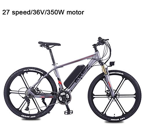 Electric Bike : HJCC Electric Mountain Bike 26 Inches, with Removable Large-Capacity Lithium-Ion Battery (36V 350W), Three Working Modes