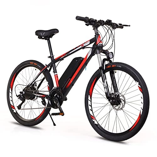 Electric Bike : HMEI Adult Electric Bike 250W 36V Lithium Battery Electric Mountain Bike 27 Speed Electric Off-Road Bicycle