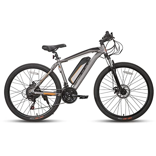 Electric Bike : HMEI Electric Bike for Adults 20MPH(32km / h) Electric Bicycle 36V / 350W Electric Mountain Bike 26 Inch Tire E-Bike (Color : Gray)