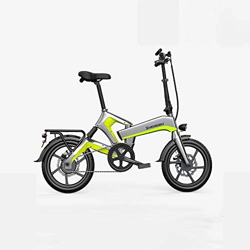 Electric Bike : Hmvlw Folding bicycle 48V Light Commuter Electric Bicycle Folding Electric Bicycle Snow Bike Suitable For Mountain Roads (Color : D)