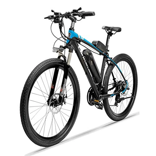 Electric Bike : HWOEK Electric Mountain Bike for Men, 26'' City Bike 250W 36V 10Ah Removable Large Capacity Lithium-Ion Battery 21 Speed Gear