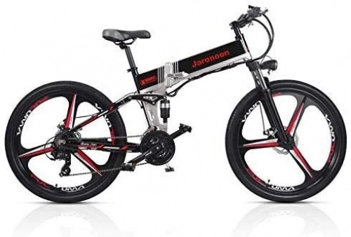 Electric Bike : IMBM M80 21 Speed Folding Bicycle 48V*350W 26 inch Electric Mountain Bike Dual Suspension With LCD Display 5 Pedal Assist