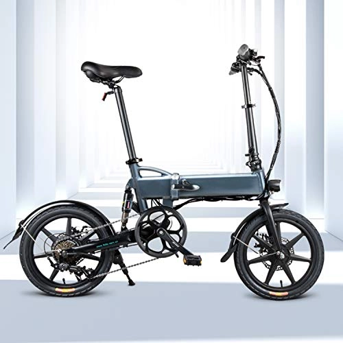 Electric Bike : INOVIX - Fiido D2s Adult Electric Bike, Six Speed, 250W Motor, 16 Inch, 7.5ah, 65km, Up to 25km / h (Delivery Time 7-10 Days)