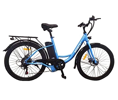 Electric Bike : Irypulse Men Electric Bike 26” Adult Mountain Bike Urban E-Bike Electric MTB Mountainbike 36V 10Ah With Removable Battery Lithium LCD Display Hydraulic Brakes(Blue)