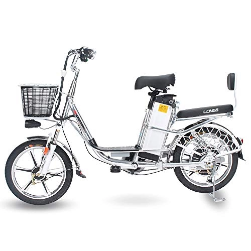 Electric Bike : L.B Electric Bike 20 inch battery car electric car adult 48v aluminum alloy electric bicycle 30A can travel 115-165 km