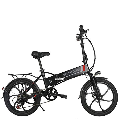 Electric Bike : L.B Electric Bike 20 inch double electric bicycle lithium battery 250W mini electric folding bicycle