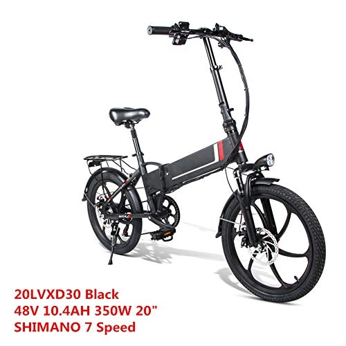 Electric Bike : LCLLXB Electric Bike Lightweight Aluminum Frame Bicycle with Disc Brakes Mens / Womens Hybrid Road Bike, A