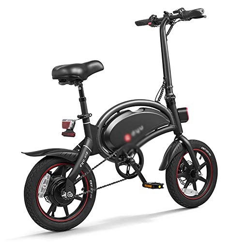 Electric Bike : lectric Bike, Electric for Adults, Foldable Electric Bicycle Commute Ebike with 250W Motor, 12 inch 36V E-bike with 6.0Ah Lithium Battery, City Bicycle Max Speed 25 km / h, Disc Brake
