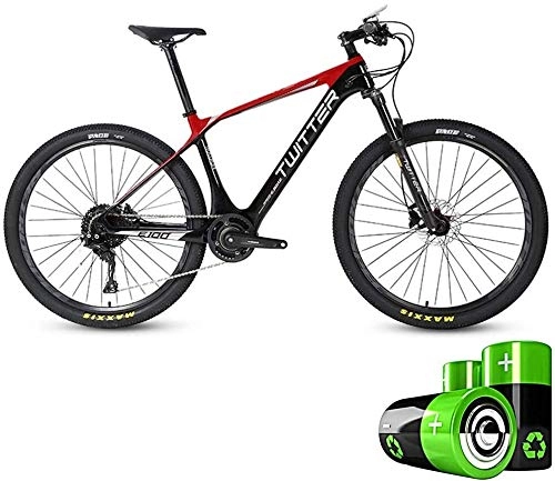Electric Bike : LEFJDNGB Electric Mountain Bike Hybrid Snowmobile 27.5 Inch Adult Ultra Light Pedal Bicycle 36V10Ah Built-in Lithium Battery (5 Files / 11 Speed)