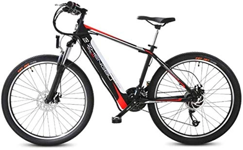 Electric Bike : Leifeng Tower High-speed 26" Electric Mountain Bikes for Adult, All Terrain Ebikes E-MTB Magnesium Alloy 400W 48V Removable Lithium-Ion Battery 27 Speeds Bicycle for Men Women