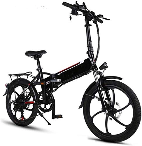 Electric Bike : Leifeng Tower High-speed Aluminum Frame 20 Inch Electric Bicycle 6 Speeds Folding Mini Ebike 250w Removable Lithium Battery Low-step Adult Bicycle Commuter E-bike City Bicycle Load Capacity 100 Kg