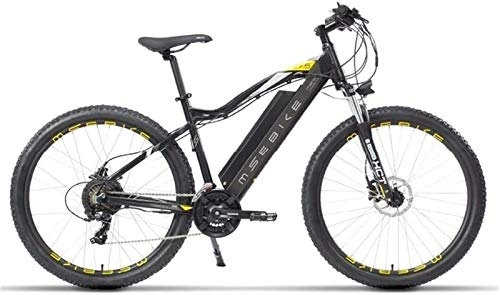 Electric Bike : Leifeng Tower High-speed Electric Bikes For Adult, Aluminum Alloy Ebikes Bicycles All Terrain, 27.5" 48V 400W 13Ah Removable Lithium-Ion Battery Mountain Ebike For Mens (Size : Shimano 27)