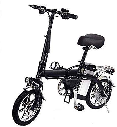 Electric Bike : Leifeng Tower High-speed Fast Electric Bikes for Adults 14" Folding Electric Bike with 48V 10AH Lithium Battery 350w High-speed Motor for Adults