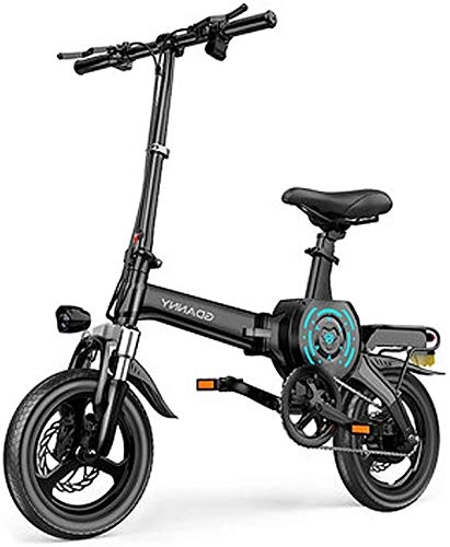 Electric Bike : Lightweight Electric Bicycle, Folding Electric Bikes with 400W 48V 14 Inch, 10-25 AH Lithium-Ion Battery E-Bike for Outdoor Cycling Travel Work Out And Commuting Inventory clearance ( Size : 300KM )