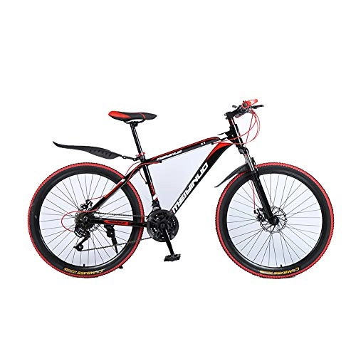 Electric Bike : Liu Folding Bicycle, Mountain Bike 26 inches 21 / 24 / 27 Speed Road bike Fat Folding bikes mtb Snow beach bicycle, 24Speed