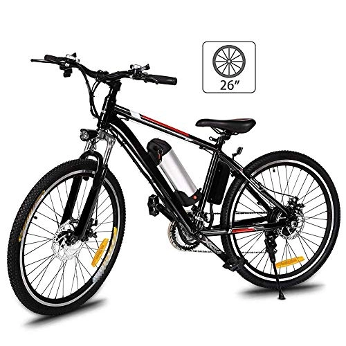 Electric Bike : LKLKLK 26'' Electric Mountain Bike with Removable Large Capacity Lithium-Ion Battery (36V 250W), for Adults Electric Bike 21 Speed Gear And Three Working Modes