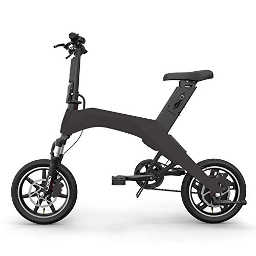 Electric Bike : LKLKLK Electric Scooter 8 Inch 36V Folding E-Bike with 6.6Ah Lithium Battery, City Bicycle Max Speed 25 Km / H, Disc Brakes