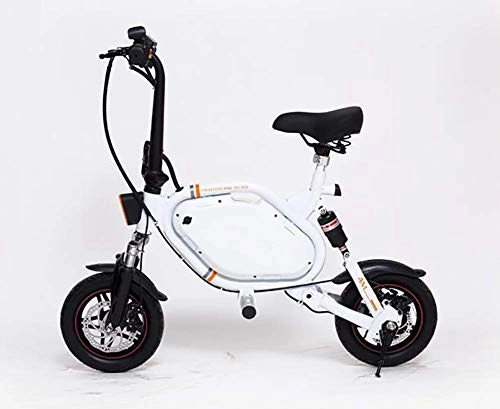 Electric Bike : LQUIDE Folding electric bicycle aircraft grade aluminum alloy long battery life, superlight mini sized