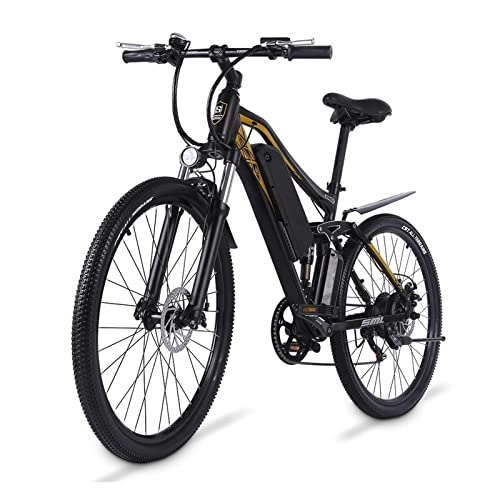 Electric Bike : LWL Electric Mountain Bike 500W 21 Speed Electric Bicycle 27.5 Inch Tire E-Bike Adult Bike 48V 17Ah Urban Bike