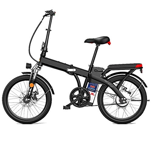 Electric Bike : LZMXMYS electric bike, 20" Foldaway City Electric Bike, 250W Assisted Electric Bicycle Sport Bicycle with Removable Lithium Battery 48V