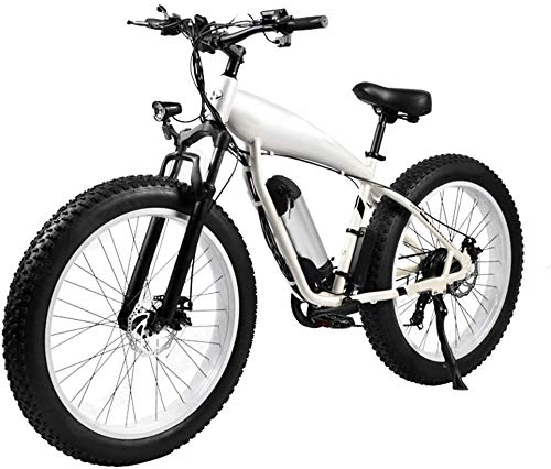 Electric Bike : LZMXMYS electric bikeElectric Bike for Adult 26'' Mountain Electric Bicycle Ebike 36v Removable Lithium Battery 250w Powerful Motor Fat Tire Removable Battery and Professional 7 Speed