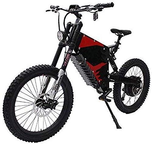 Electric Bike : MIYNTB 72V 3000WFC-1 Front And Rear Shock Absorber Soft Tail All Terrain Electric Mountain Bike Powerful Electric Bicycle Ebike Mountain