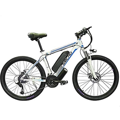 Electric Bike : MOLINGXUAN Electric Mountain Bike, 26"X18.5" Electric Bicycle Lithium Ion Battery Moped Smart Mountain Bike 48V10.4AH, E